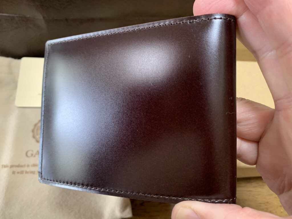 GANZO製　コードバン二つ折り財布